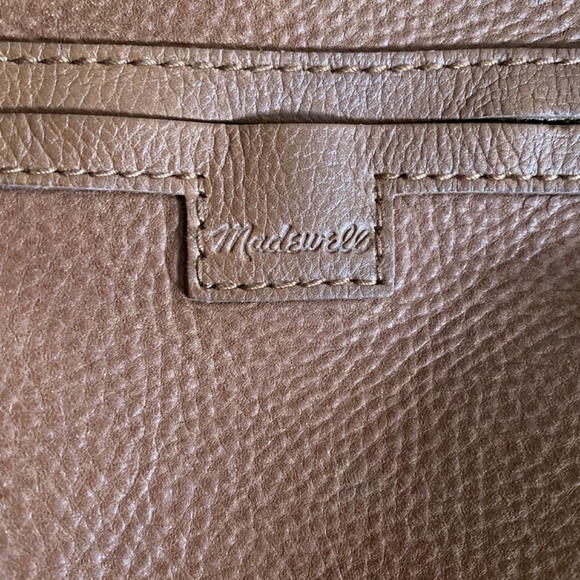 Madewell Brown Leather  Tote bag - Picture 3 of 6
